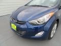 2013 Atlantic Blue Hyundai Elantra Limited  photo #12