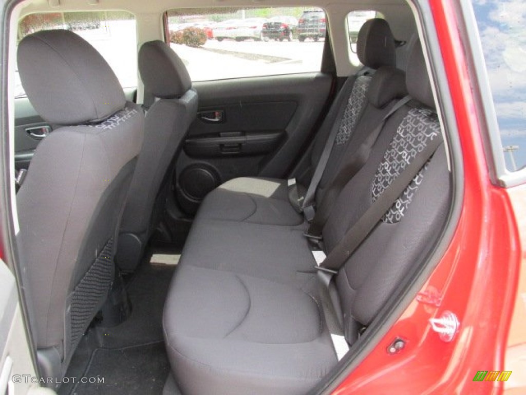 2011 Kia Soul Hamstar Special Edition Rear Seat Photo #81088523