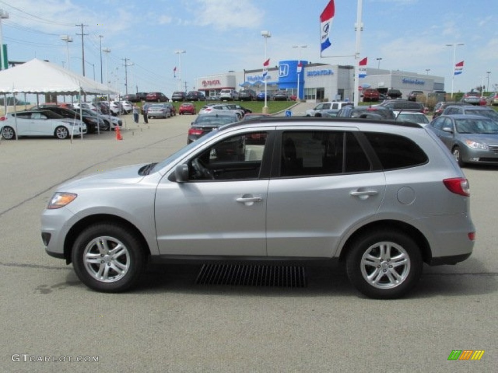 Radiant Silver 2010 Hyundai Santa Fe GLS 4WD Exterior Photo #81088840