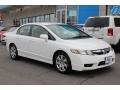 Taffeta White - Civic LX Sedan Photo No. 1