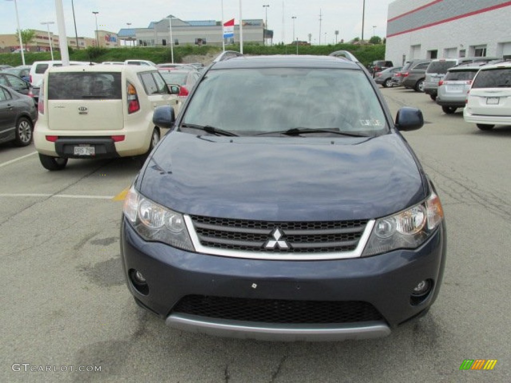 2009 Outlander SE 4WD - Deep Blue Metallic / Black photo #5