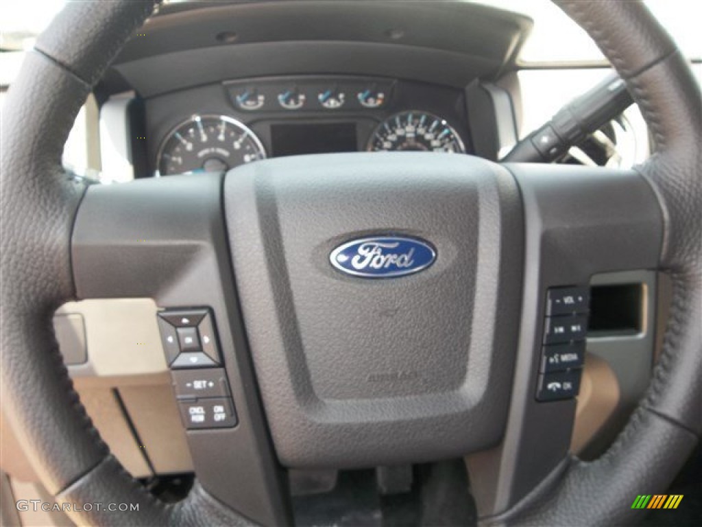 2013 F150 XLT SuperCrew - Ruby Red Metallic / Steel Gray photo #12