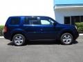 2013 Obsidian Blue Pearl Honda Pilot EX  photo #2