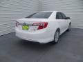 2013 Super White Toyota Camry Hybrid XLE  photo #4