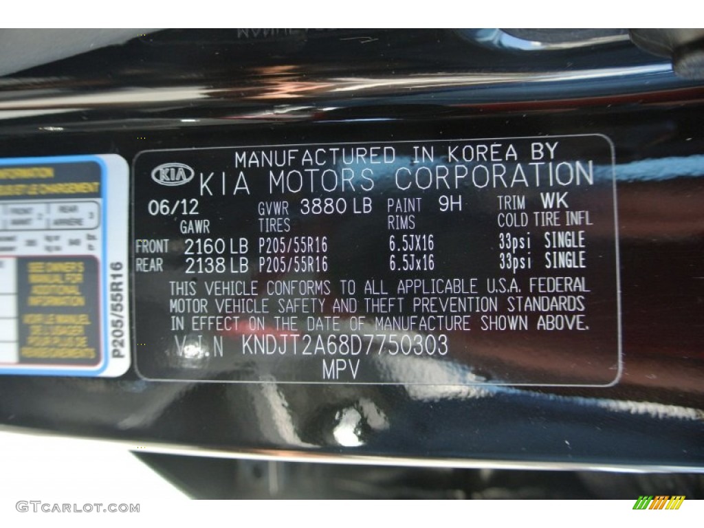 2013 Kia Soul + Color Code Photos