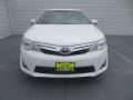 2013 Super White Toyota Camry Hybrid XLE  photo #10