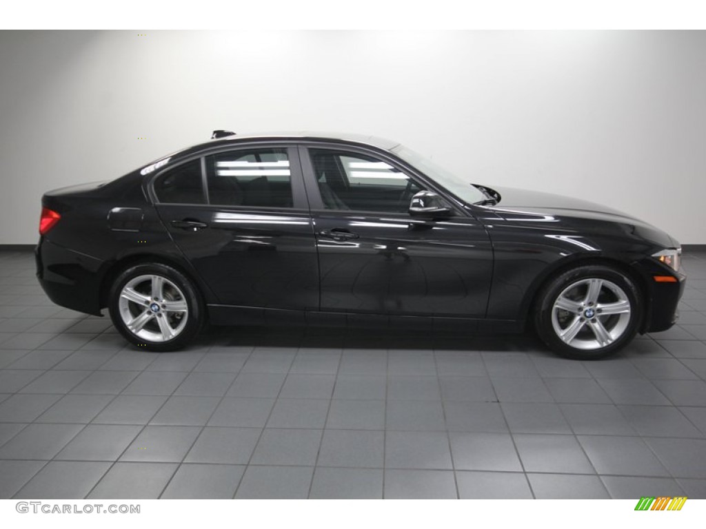 2013 3 Series 328i Sedan - Black Sapphire Metallic / Black photo #7