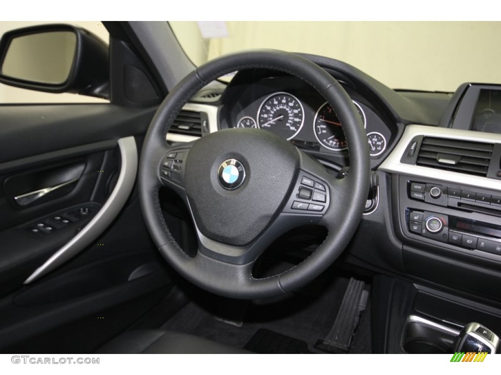 2013 3 Series 328i Sedan - Black Sapphire Metallic / Black photo #29