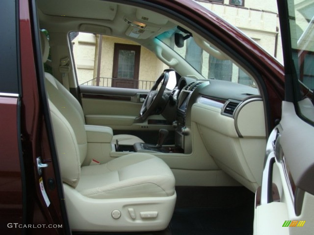 Ecru/Auburn Bubinga Interior 2013 Lexus GX 460 Photo #81092468