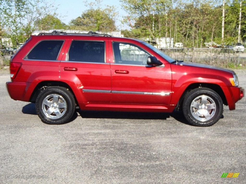 Red Rock Crystal Pearl 2007 Jeep Grand Cherokee Limited 4x4 Exterior Photo #81094224