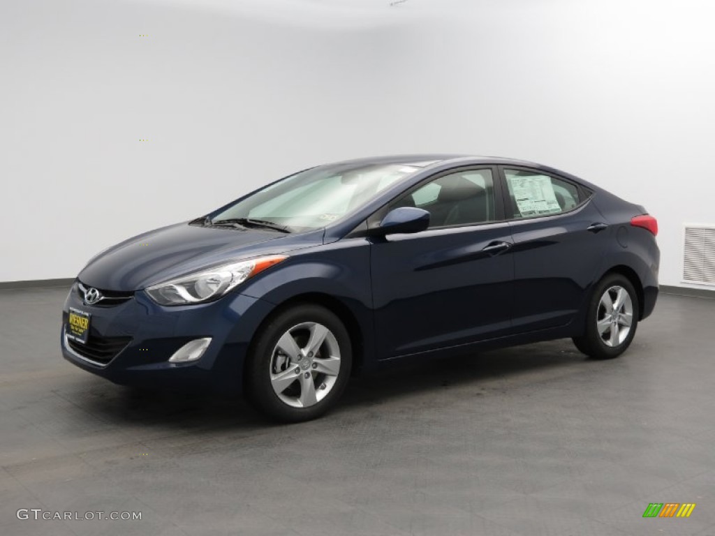 2013 Elantra GLS - Indigo Night / Gray photo #1