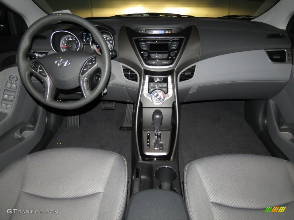 2013 Elantra GLS - Indigo Night / Gray photo #3