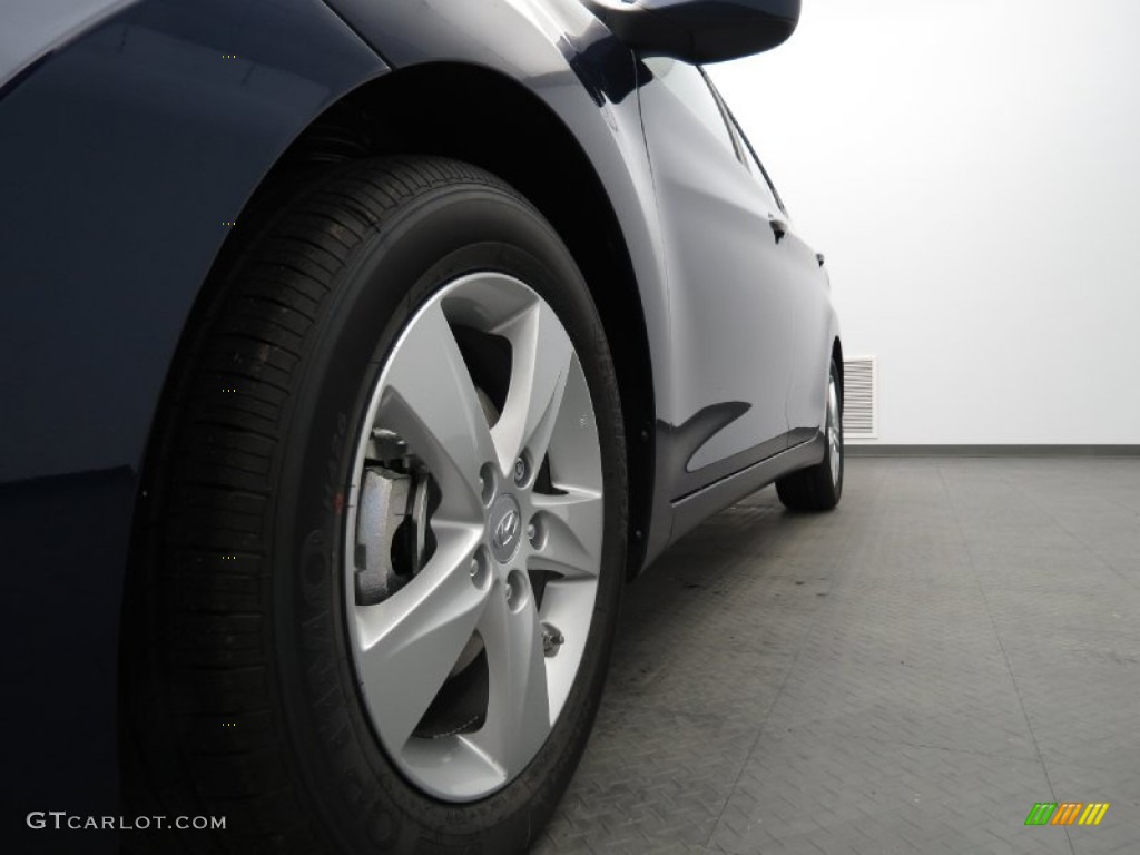 2013 Elantra GLS - Indigo Night / Gray photo #5