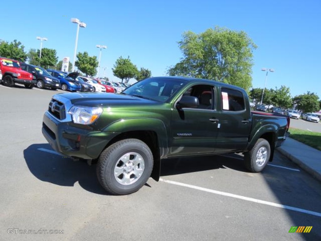 Spruce Green Mica 2013 Toyota Tacoma SR5 Prerunner Double Cab Exterior Photo #81094507