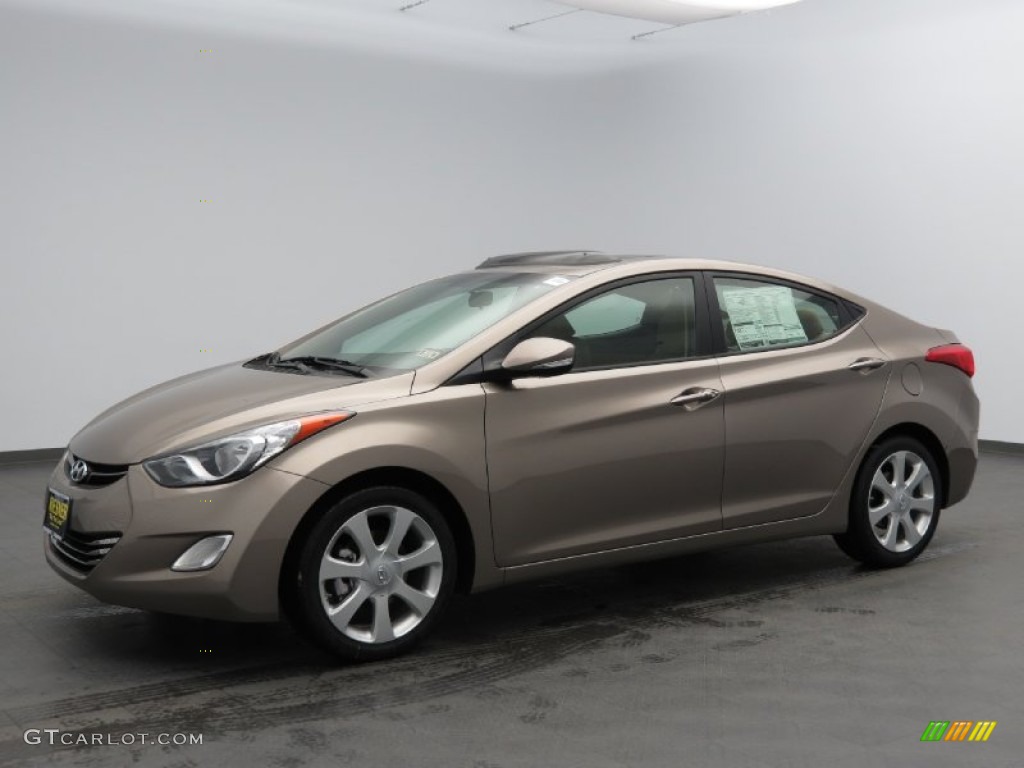 2013 Elantra Limited - Desert Bronze / Beige photo #1