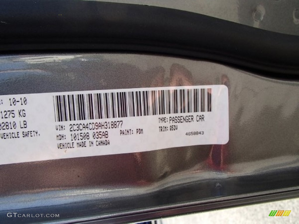 2010 300 Color Code PDM for Tungsten Metallic Photo #81095264