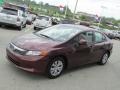 Crimson Pearl - Civic LX Sedan Photo No. 5