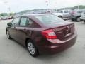 Crimson Pearl - Civic LX Sedan Photo No. 7