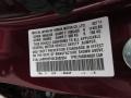 R543P: Crimson Pearl 2012 Honda Civic LX Sedan Color Code