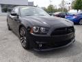 2012 Pitch Black Dodge Charger SRT8  photo #3