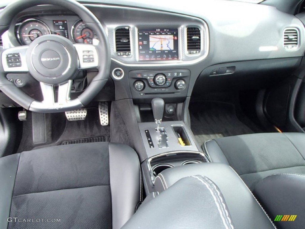 2012 Dodge Charger SRT8 Black Dashboard Photo #81096431