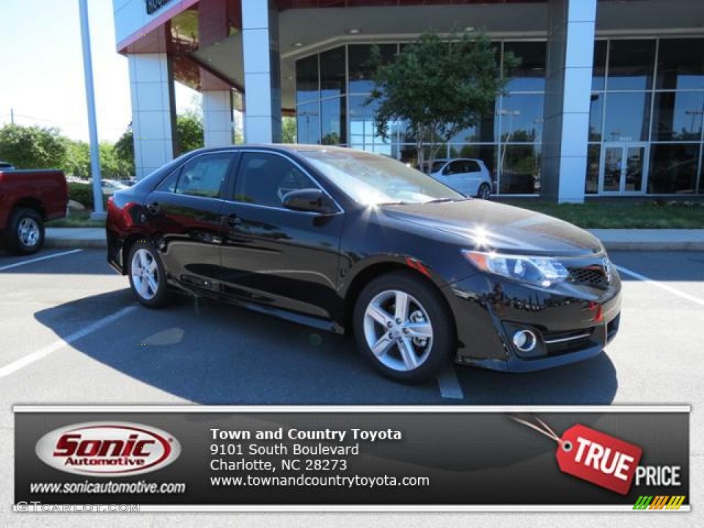 2013 Camry SE - Attitude Black Metallic / Black/Ash photo #1
