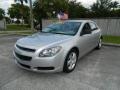 Silver Ice Metallic 2010 Chevrolet Malibu LS Sedan Exterior