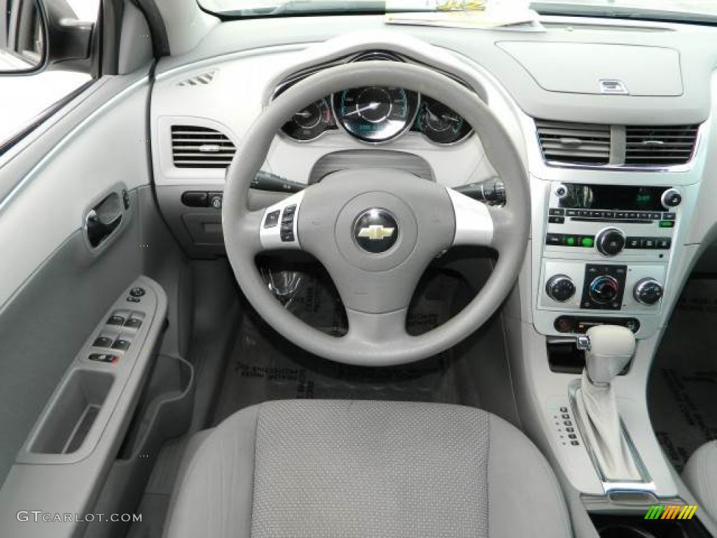 2010 Chevrolet Malibu LS Sedan Titanium Steering Wheel Photo #81097241