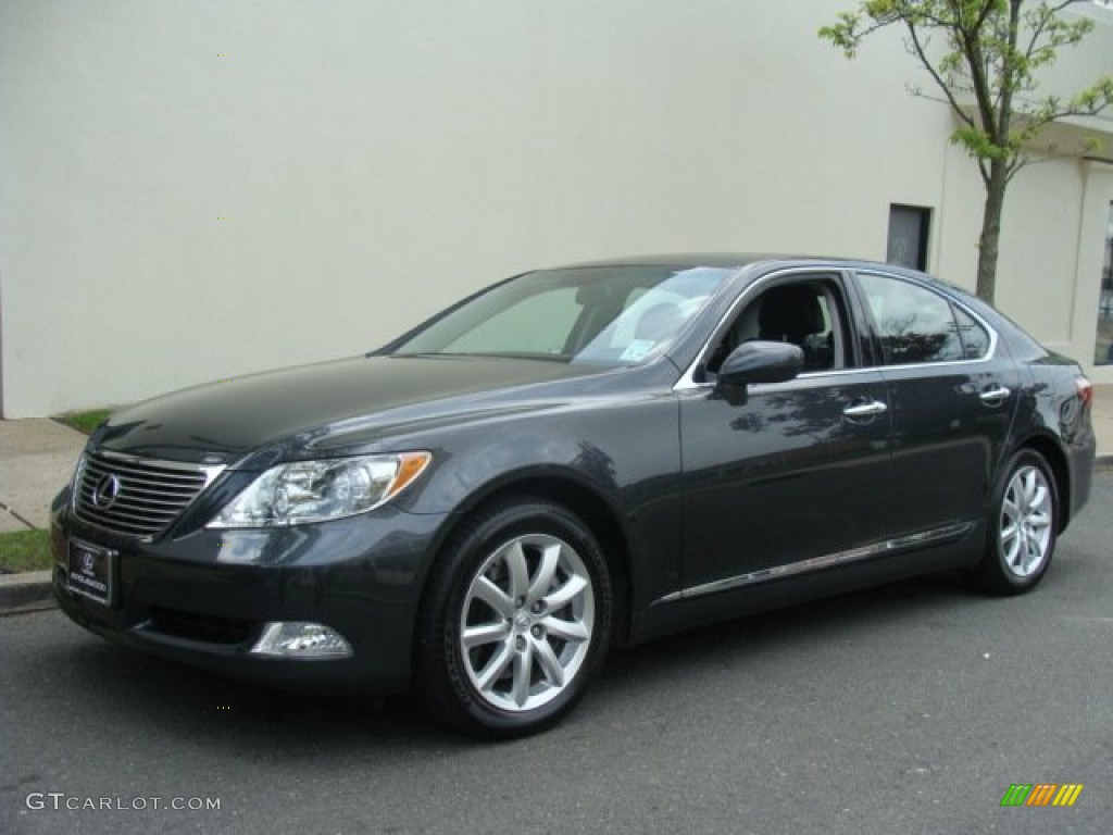 2009 LS 460 AWD - Smokey Granite Gray Mica / Black photo #1