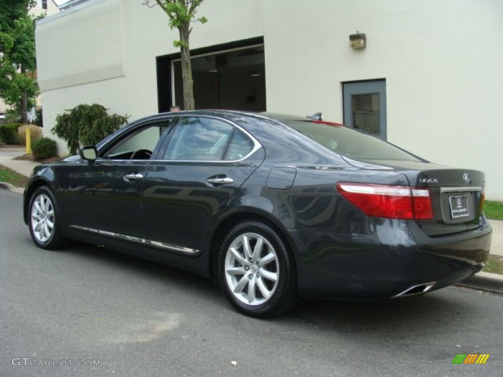 2009 LS 460 AWD - Smokey Granite Gray Mica / Black photo #6