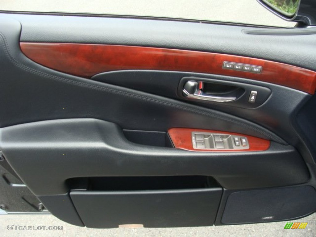 2009 Lexus LS 460 AWD Black Door Panel Photo #81097910