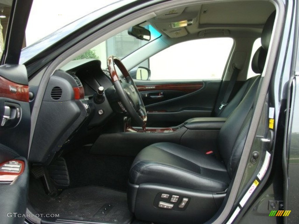 Black Interior 2009 Lexus LS 460 AWD Photo #81097949
