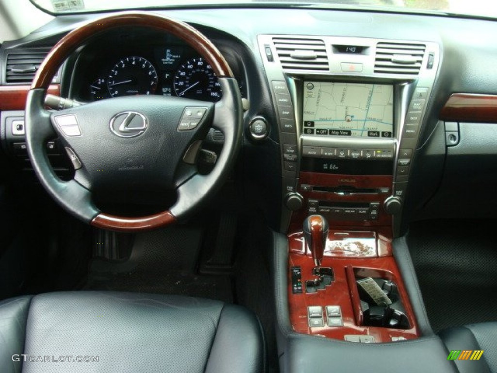 2009 Lexus LS 460 AWD Black Dashboard Photo #81097991