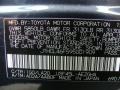  2009 LS 460 AWD Smokey Granite Gray Mica Color Code 1G0