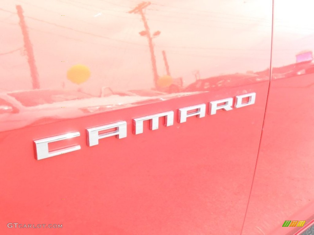 2012 Camaro LT Coupe - Inferno Orange Metallic / Black photo #25