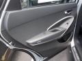 Black 2013 Hyundai Santa Fe Limited Door Panel