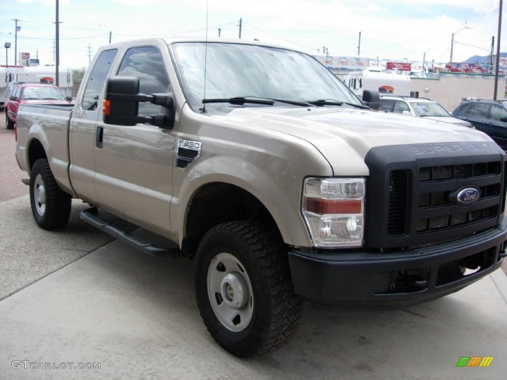 Pueblo Gold Metallic 2008 Ford F250 Super Duty XL SuperCab 4x4 Exterior Photo #81099095