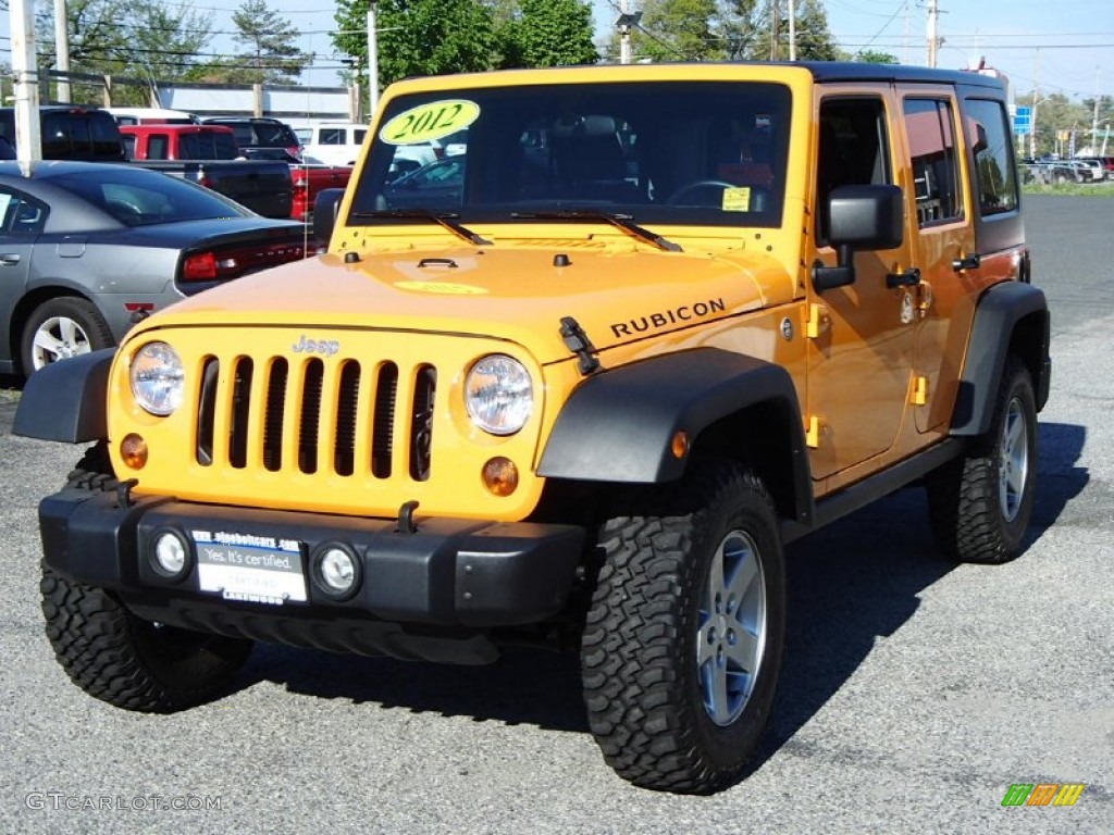 Dozer Yellow Jeep Wrangler Unlimited