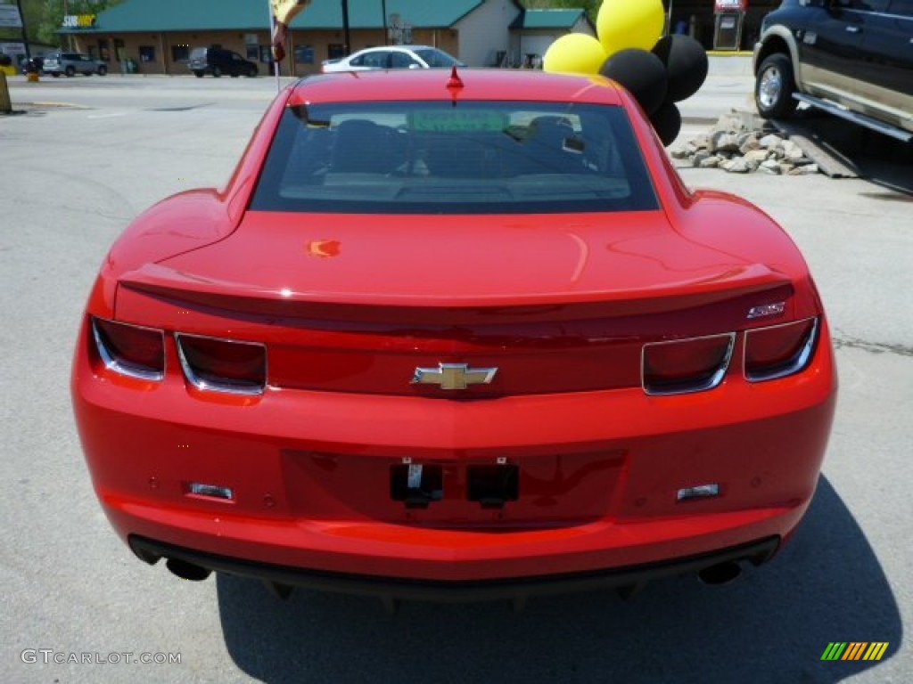 2012 Camaro SS/RS Coupe - Victory Red / Black photo #4