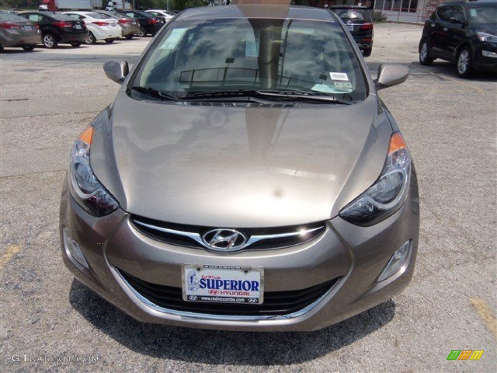 2013 Elantra GLS - Desert Bronze / Beige photo #2