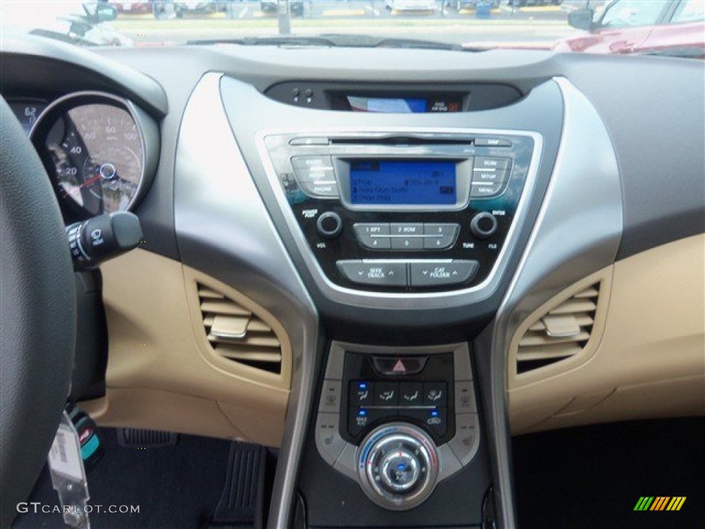 2013 Elantra GLS - Desert Bronze / Beige photo #13