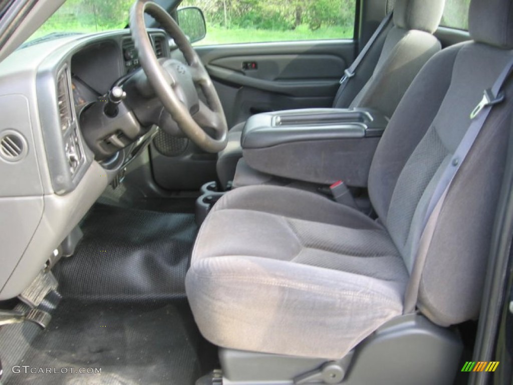 Dark Charcoal Interior 2006 Chevrolet Silverado 1500 Regular Cab Photo #81100336