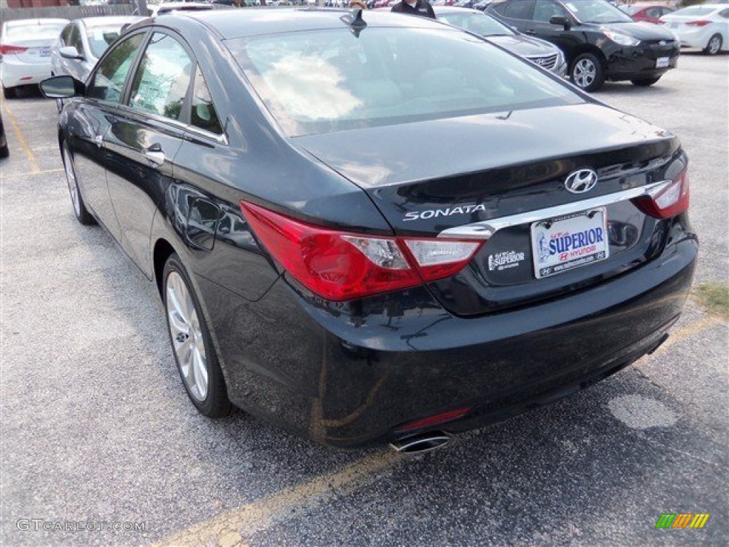 2013 Sonata SE - Pacific Blue Pearl / Gray photo #5