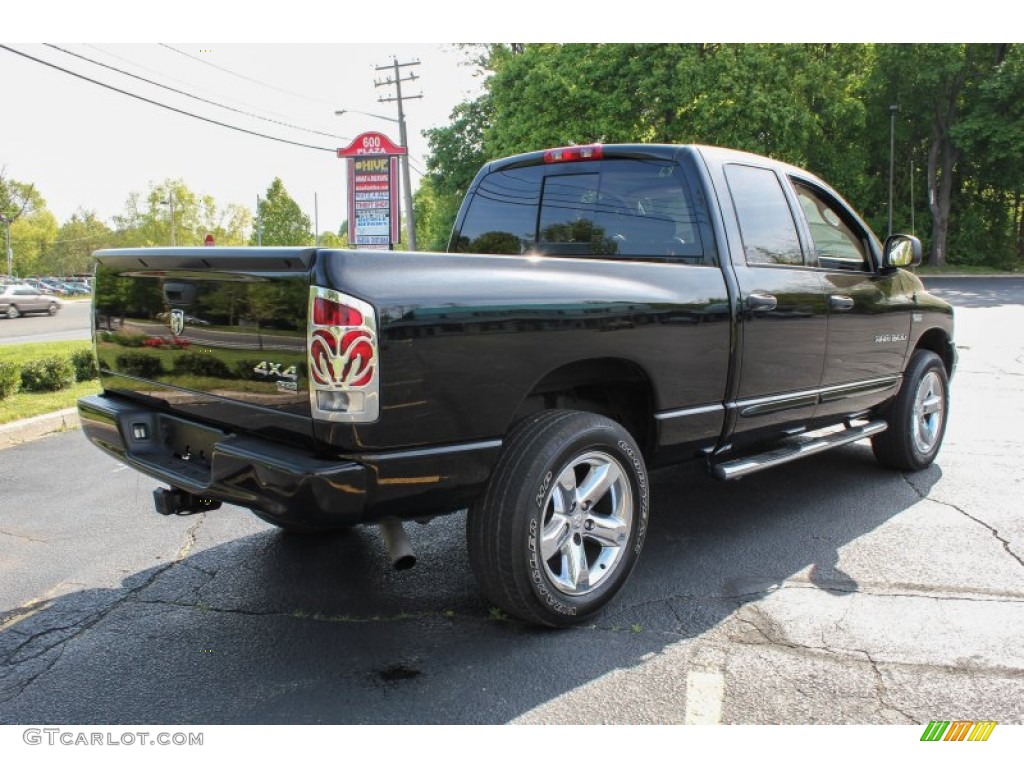 2006 Ram 1500 Sport Quad Cab 4x4 - Black / Khaki Beige photo #6