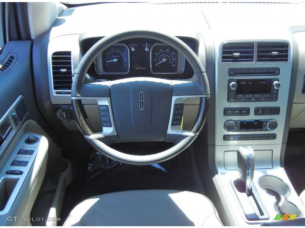 2009 Lincoln MKX Standard MKX Model Medium Light Stone Dashboard Photo #81101542