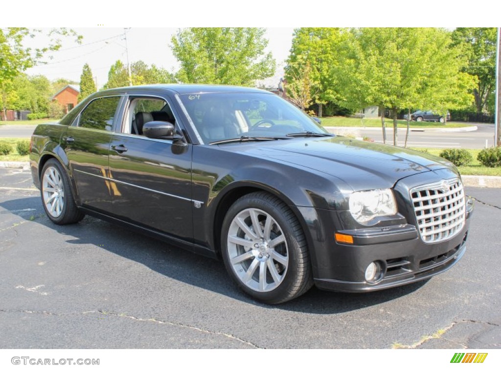 2006 300 C SRT8 - Brilliant Black Crystal Pearl / Dark Slate Gray/Light Graystone photo #7