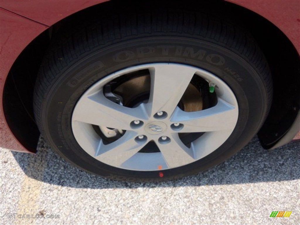 2013 Elantra GLS - Sparkling Ruby / Beige photo #3