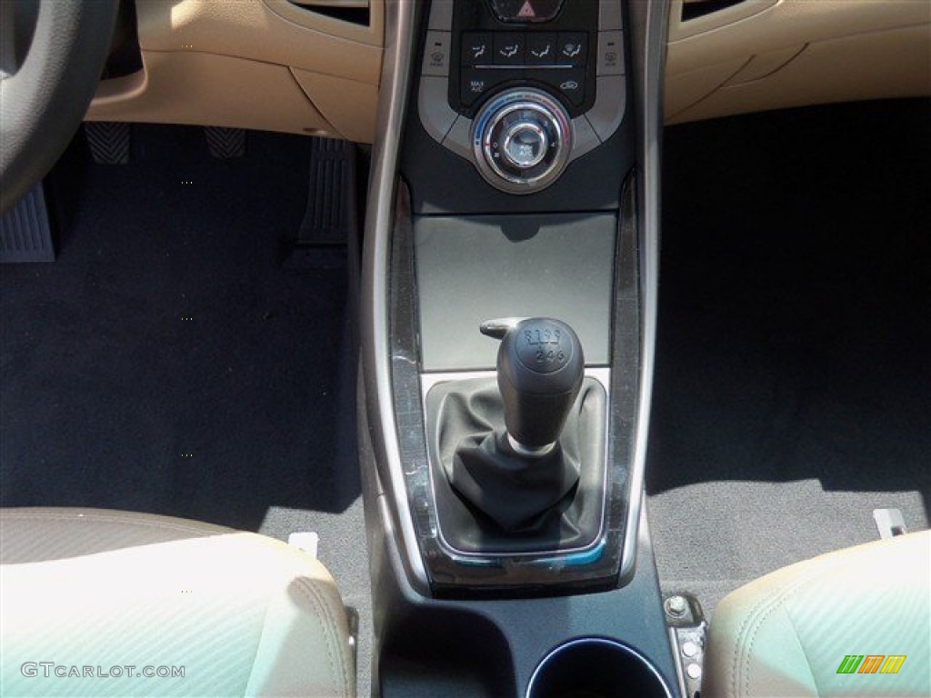 2013 Elantra GLS - Sparkling Ruby / Beige photo #14
