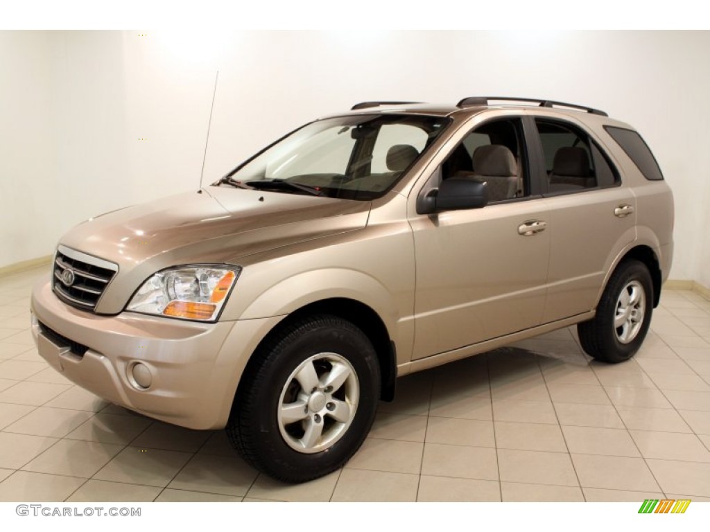 Sand Beige 2008 Kia Sorento LX 4x4 Exterior Photo #81102338
