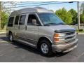 Light Pewter Metallic 2002 Chevrolet Express 1500 Passenger Conversion Van Exterior